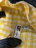 Kut from the Kloth Checkered-gingham Yellow 3/4 Sleeve Button-Down Shirt Size L - photo 6