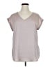 Express 100% Polyester Gray Short Sleeve Top Size XL - photo 1