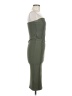 Boohoo Solid Green Cocktail Dress Size 6 - photo 4