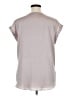 Express 100% Polyester Gray Short Sleeve Top Size XL - photo 2
