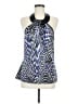 BCX 100% Polyester Blue Sleeveless Blouse Size M - photo 1