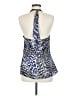 BCX 100% Polyester Blue Sleeveless Blouse Size M - photo 2