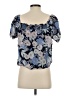 J.Crew Blue Short Sleeve Blouse Size S - photo 2