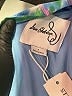 Sam Edelman 100% Polyester Print Blue Casual Dress Size 8 - photo 7