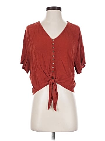 Ultra Flirt Short Sleeve Blouse (view 1)