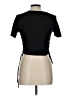 Zara Black Short Sleeve Top Size L - photo 2