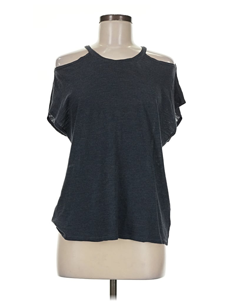 Pre-owned Lanston Short Sleeve T-shirt In Gray