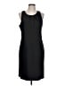 Calvin Klein Solid Black Cocktail Dress Size L (estimated) - photo 1