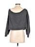 By Anthropologie 100% Baumwolle Gray Pullover Sweater Size S - photo 2