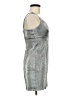 H&M Metallic Silver Cocktail Dress Size M - photo 4