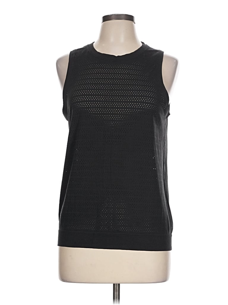 Pre-owned Lululemon Athletica Sleeveless T-shirt In Black