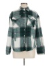 Unbranded 100% Polyester Plaid Green Jacket Size M - photo 1