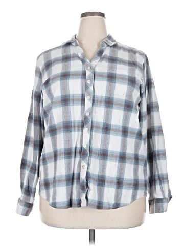 Weatherproof Long Sleeve Button-Down Shirt (view 1)