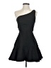 Do & Be 100% Polyester Solid Black Cocktail Dress Size S - photo 1