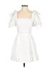 Unbranded Polka Dots White Cocktail Dress Size S - photo 1