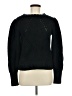 By Anthropologie Chevron-herringbone Black Pullover Sweater Size M - photo 1