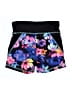 Justice Active Floral Black Athletic Shorts Size 7 - photo 2