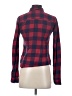 Hollister Plaid Red Long Sleeve Button-Down Shirt Size S - photo 2