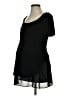 Seraphine Black Short Sleeve Top Size Sm Maternity - photo 1