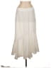 Soho 100% Polyester Solid Ivory Formal Skirt Size M - photo 1