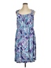 Spense Paisley Blue Casual Dress Size 1X - photo 1