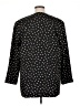 Chaus 100% Polyester Polka Dots Black Blazer Size 14 - photo 2