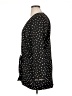Chaus 100% Polyester Polka Dots Black Blazer Size 14 - photo 5