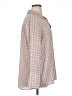 Pleione 100% Polyester Polka Dots Tan Long Sleeve Blouse Size XL - photo 4