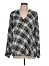 Notations Gray Long Sleeve Blouse Size L - photo 1