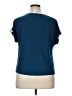 Perseption Concept Blue Short Sleeve Top Size XL - photo 2
