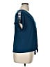Perseption Concept Blue Short Sleeve Top Size XL - photo 4