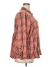 Torrid 100% Rayon Plaid Orange 3/4 Sleeve Blouse Size 3X Plus (3) - photo 4