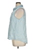 Time and Tru Blue Sleeveless Button-Down Shirt Size XL - photo 5