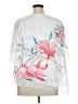 Alex Evenings 100% Polyester White 3/4 Sleeve Blouse Size 1X - photo 2