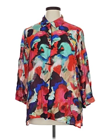 Ali Miles 3/4 Sleeve Blouse (view 1)