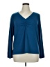 Worthington Blue 3/4 Sleeve T-Shirt Size 1X - photo 1