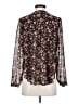 Ann Taylor LOFT 100% Polyester Brown Long Sleeve Blouse Size XS (petite) - photo 2