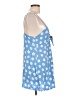 Motel 100% Viscose Blue Sleeveless Top Size L - photo 4