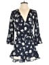 Forever 21 Contemporary Floral Blue Romper Size S - photo 1