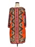 ECI Print Orange Casual Dress Size XXL - photo 1