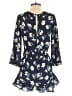 Forever 21 Contemporary Floral Blue Romper Size S - photo 2
