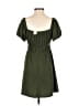Assorted Brands Solid Green Casual Dress Size XS - photo 2