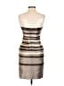 BCBGMAXAZRIA 100% Polyester Stripes Brown Cocktail Dress Size 4 - photo 2