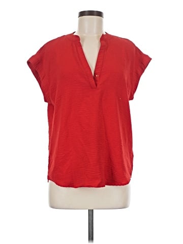 Cynthia Steffe Short Sleeve Blouse (view 1)
