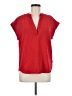 Cynthia Steffe 100% Polyester Red Short Sleeve Blouse Size M - photo 1
