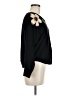 Aaeda Floral Black Pullover Sweater Size M - photo 4