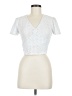 Assorted Brands White Short Sleeve Top Size M - photo 1