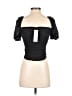 Urban Outfitters 100% Polyester Black Short Sleeve Top Size S - photo 2