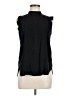 Ann Taylor LOFT 100% Polyester Black Sleeveless Blouse Size M - photo 1