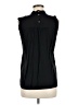 Ann Taylor LOFT 100% Polyester Black Sleeveless Blouse Size M - photo 2